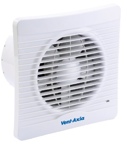 Vent Axia 454059B Silhouette Kitchen Extractor Fan for 150mm 6Inch Ducting Slim line Profile