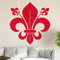 florentiner Lilie Wandtattoo in 6 Größen - Wandaufkleber Wall Sticker - Dekoration, Küche, Wohnzimmer, Schlafzimmer, Badezimmer