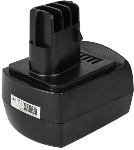 vhbw Batterie Compatible avec Metabo BSZ9.6 | BSZ9.6 Air cooled, BSP9.6, BSZ9.6IM Plus, BSZ9.6 Impuls outil électrique (2100 mAh, NiMH, 9,6 V)