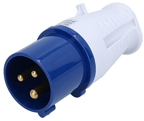 AB Tools GENUINE 16A 230V 3 PIN IN-LINE CARAVAN PLUG FOR MAINS IP44 MP372B MAYPOLE