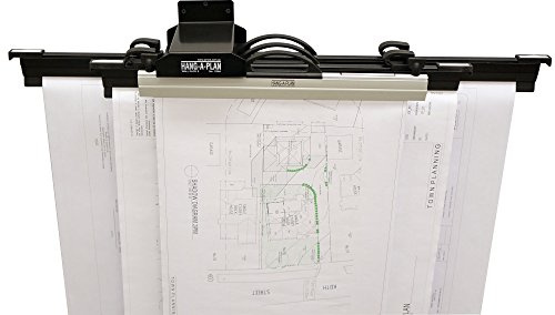 Arnos Hang-A-Plan Universal Wall Rack for 5 Hang-A-Plan Binders A2-A1-A0