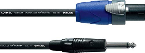 CORDIAL Kabel h.p. Speakon 2 Punkte/jack 5 m Kabel LAUTSPRECHER Select Speakon 2 Punkte - Jack
