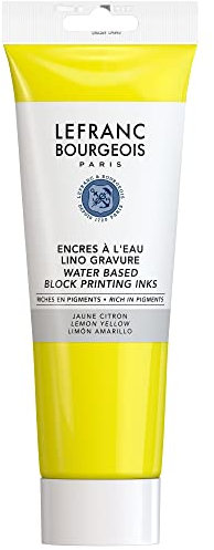 Lefranc Bourgeois - Encre de Linogravure - Tube de 250ml - Jaune citron