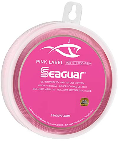 Seaguar Pink Label 60PL25 Angelschnur, 100% Fluorkohlenstoff, 27,2 kg, 22 m Bruchstärke/Länge