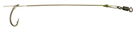 Korda Ready-Tied CARP RIGS Karpfenhaken, Modell:N-Trap 30 lb - Kurv Shank B 6