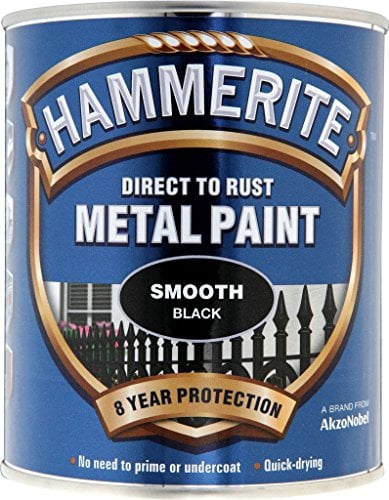 Hammerite Metal Paint Smooth 750ml Black (826007)