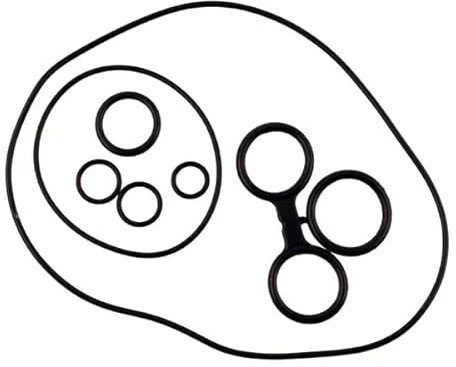 RMS Kit O Ring Vespa PX125 – 150 – 200 7 Stück (Gummi/Silentblock)/oder Ring Set Vespa PX 125 – 150 – 200 7pcs (Rubber/Silentblock)