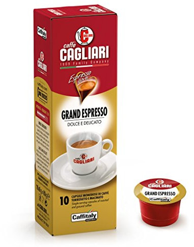 100 Capsule Caffitaly System Caffe' Cagliari Grand Espresso Network