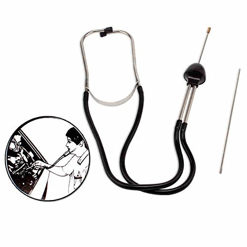 MiYan Stethoskop Auto Mechaniker Stethoskop Tester Diagnosegerät Neu, Schwarz, Stahl und Aluminium, Aluminium und Eisen