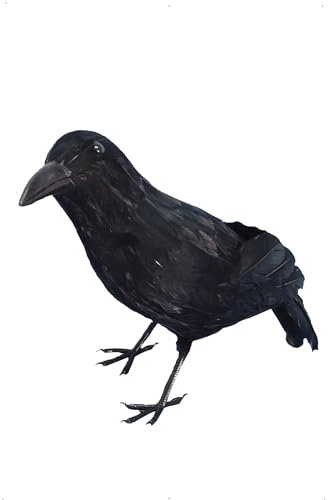Rabe riesig Halloween Horror Rabe Kr�he Deko 30cm