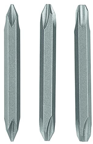 Bosch 2 609 255 960 - Juego de puntas de destornillador dobles de 3 piezas (IS, PH) (pack de 3)