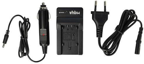 vhbw Akkuladegerät kompatibel mit Panasonic HC-V100M, HC-V110, HC-V130, HC-V210, HC-V500 Digitalkamera, Camcorder, Action Cam-Akku - Ladeschale