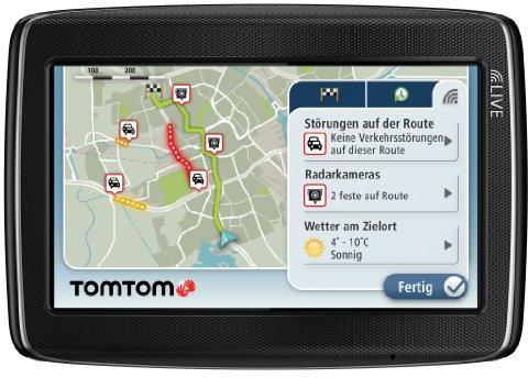 TomTom Go LIVE 820 Navigationssystem (11cm (4,3 Zoll) Display, HD Traffic, Freisprechen per Bluetooth, Sprachsteuerung)