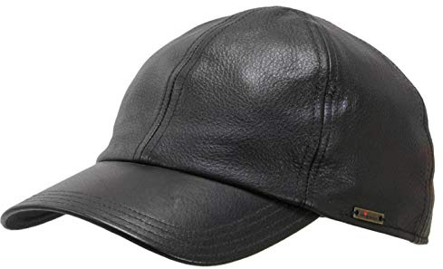 Wigens Kal Elk Baseballcap mit Ohrenklappen aus Elchleder