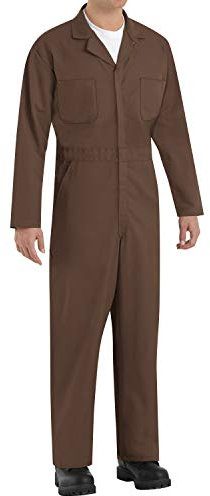 Red Kap Herren Overall aus Twill Arbeitsanzug, braun, 52