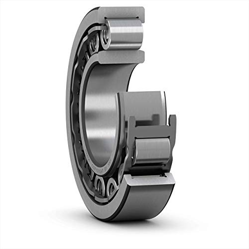 SKF NU 219 ECJ/C3 Cylindrical Roller Bearing, Single Row, Removable Inner Ring, Straight Bore, High Capacity, C3 Clearance, Steel Cage, Metric, 95mm Bore, 170mm OD, 32mm Width