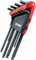 USAG 280 LTS/S9 - Serie di 9 chiavi a brugola maschio esagonale lunghe testa sferica 280084