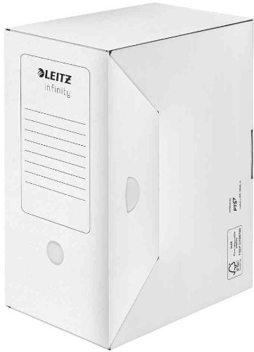 Leitz Set von 3 Kisten, Archive Automatische Infinity säurefrei Rücken 150 mm weiß