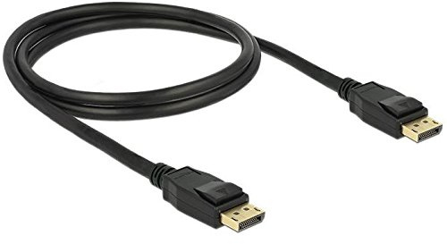Delock Displayport Kabel DP -> DP ST/1.00m Schwarz 4K