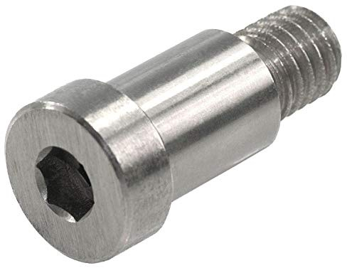 UNICORP MSCB236-6 Mod Hex Socket Shoulder Screw- 4MM Shoulder Dia., 8MM Shoulder Lg., 6MM Head Dia., 3MM Head Ht., M3 X 0.50 Thread, 303 Stainless QTY-25