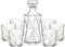 Cassiopea Ensemble carafe à décanter et 6 verres en verre pour spiritueux