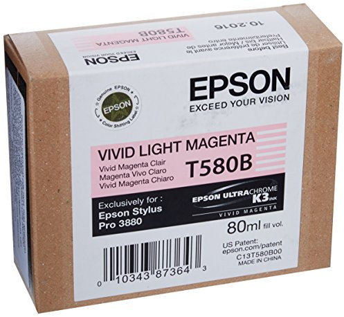 Epson T580B Tintenpatrone Singlepack vivid hell magenta
