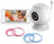 D-Link EyeOn Baby - Cámara de vigilancia Wi-Fi para bebé, con termómetro y nanas, visión nocturna, color blanco