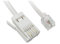 PC Supplies Limited PCSL® - 1m Black RJ11 Male-to-Female Cable for SKY Satellite Box Telephone/Modem Use