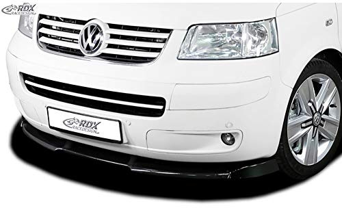 RDX Racedesign Frontspoiler Vario-X kompatibel mit Volkswagen Transporter T5 2003-2009 (lackierte Stoßstange) (PU), Unlackiert