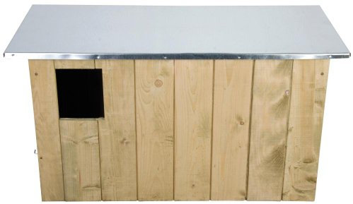 2 Stück Esschert Design Nistkasten, Vogelhaus Schleiereulen aus Holz, ca. 86 cm x 37 cm x 44 cm
