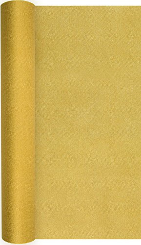 Tischläufer Rolle Uni Gold / einfarbig / Airlaid / Tischband / Party / Fest / Feier 40cm x 4,90m