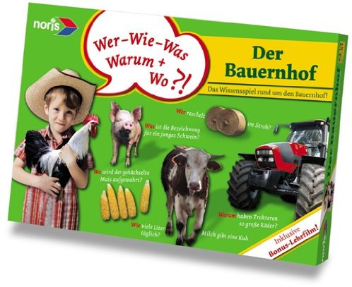 noris 4841 - Bauernhof-Lernspiel mit DVD-Film 20 Min.