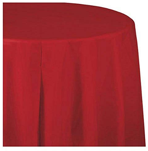 Creative Converting Nappe rectangulaire en Papier plastifié Rouge Taille Unique
