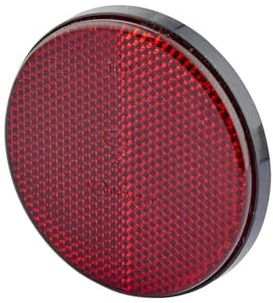 HELLA 8RA 002 016-111 Rückstrahler - Lichtscheibenfarbe: rot - rund - Anbau/geschraubt - hinten