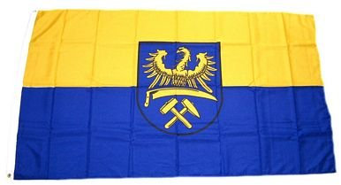 Fahne/Flagge Oberschlesien NEU 150 x 250 cm