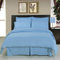 Royal Hotel Massiv faltenfrei Mikrofaser Bettbezug Set, 95 G/M², 100% Mikrofaser. King/Cal-King Blau