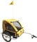 M-Wave Kids Ride Easy Faltbarer Kinder Und Gepäck-fahrradanhänger Mit Stahlrahmen, Silber, 60 x 75 x 28 cm