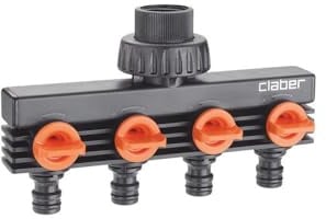 Claber 4 Way Adjustable Tap Manifold