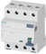 Siemens 5sv – interrupteur différentiel classe-a 4 pôles 25 A 30mA 70 mm