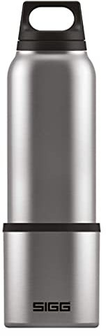 SIGG Hot & Cold Brushed Thermo Trinkflasche (0.5 L), schadstofffreie und isolierte Trinkflasche, auslaufsichere Thermo-Flasche aus Edelstahl