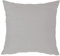 Kissenbezug 60x60 cm Silber mit Reißverschluss Struktur Leinenoptik Kissen für Sofa Wurfkissen