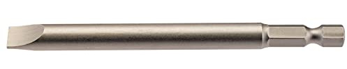 Draper 64358 8mm 1/4 Hex Plain Slot Insert Bit 100mm Long
