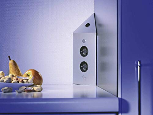 Thebo STS 3006 – 17496 Edelstahl Steckdosenleiste 4-fach Typ st3006 4 Steckdosen, Anschlusskabel mit 2000 mm und Schukostecker