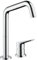 AXOR Citterio M 2-Loch Einhebel-Küchenarmatur, Komfort-Höhe 240mm mit Schwenkauslauf, Edelstahl Finish
