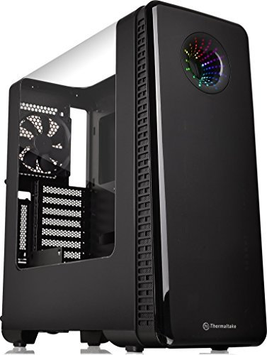 Thermaltake View 28 RGB Midi-Tower - Caja de ordenador (Midi-Tower, PC, SPCC, ATX,ITX,Micro-ATX, Juego), color negro