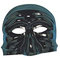 Demi-masque vénitien noir expressif gros nez PULCINELLA MASQUE CLASSIQUE