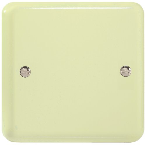 Varilight Single Blank Plate White Chocolate