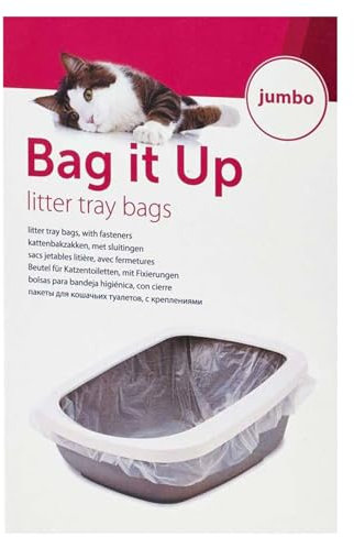 BAG IT UP Beutel für große Katzentoiletten 6er Pack