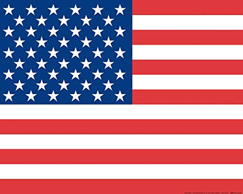 1art1 USA Poster Flaggen Der Welt Kunstdruck Bild 50x40 cm