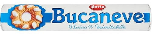 Doria - Bucaneve Classico - Biscotti Ideali per la tua Colazione o Spuntino - Confezione Tubo da 200 gr